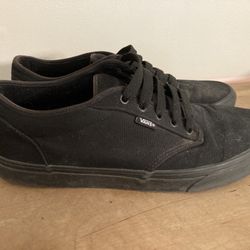 Vans size 12 black men’s sneakers shoes