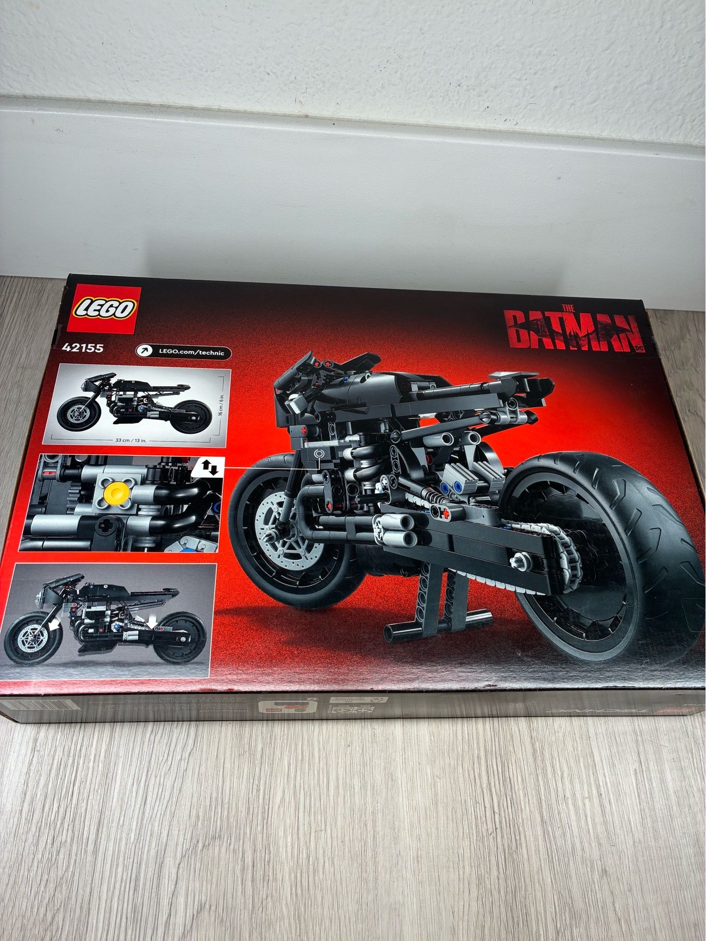 LEGO TECHNIC: The Batman Batcycle (42155) Sealed Box Retired Set