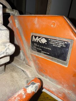 MK WET SAW TILE CUTTER