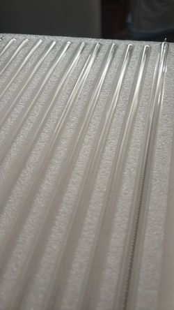 12 pcs glass straws