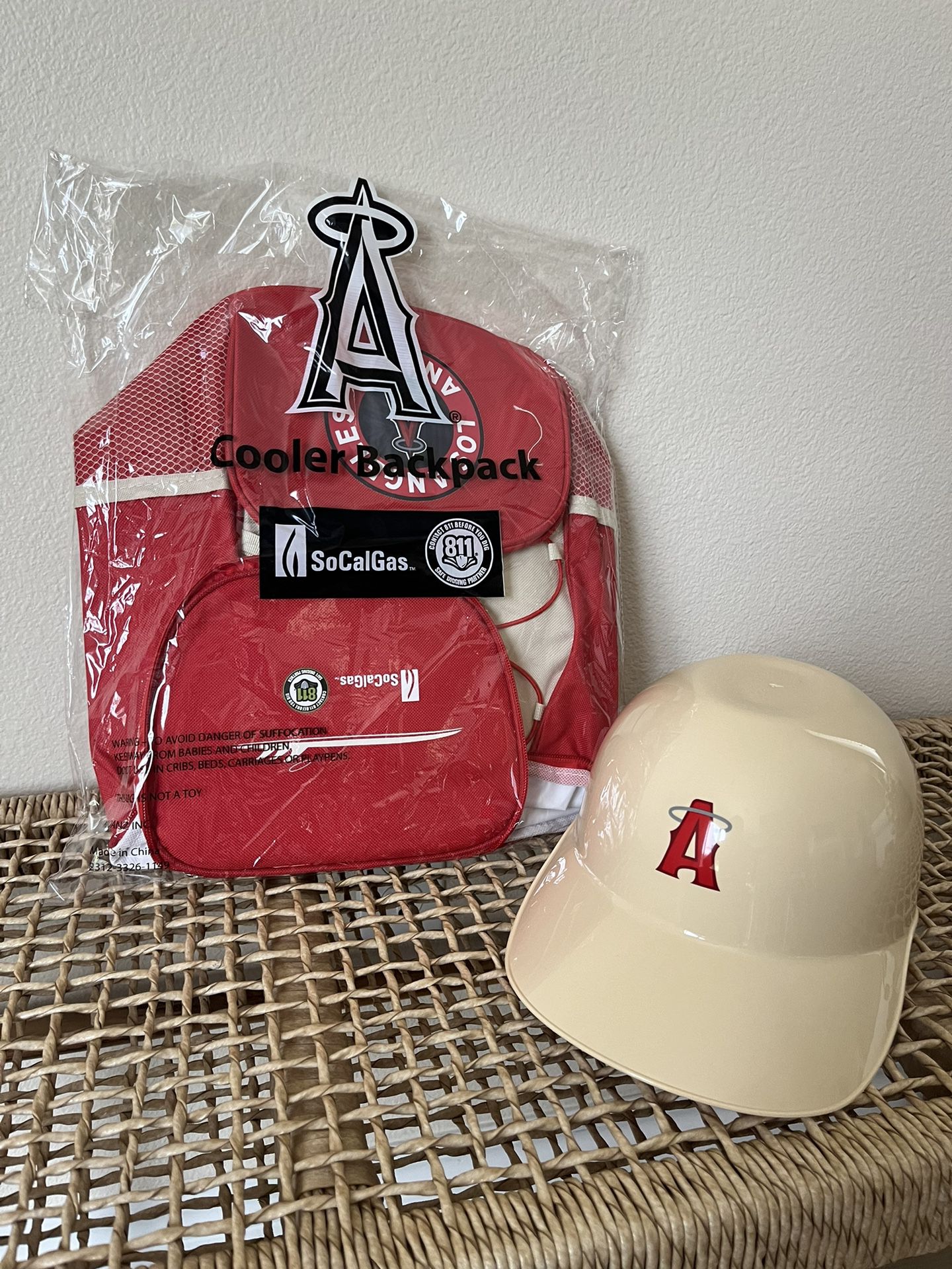 Angels Helmet And Cooler Bag