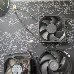 (3) CPU Fans + 2 Heat Sinks