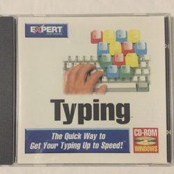 Expert Brand Software Vintage 1995 CD-ROM Typing Program