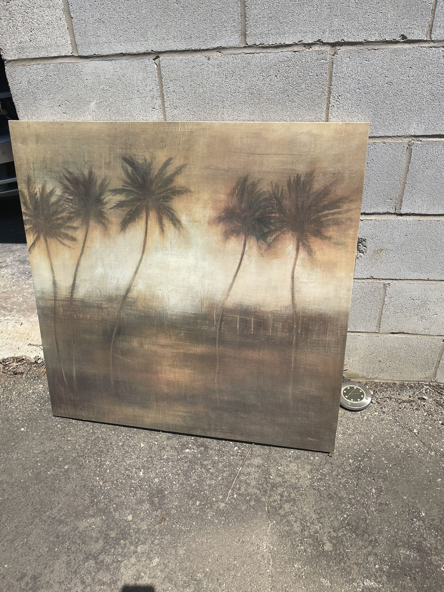 Beautiful palm trees Canvas Painting