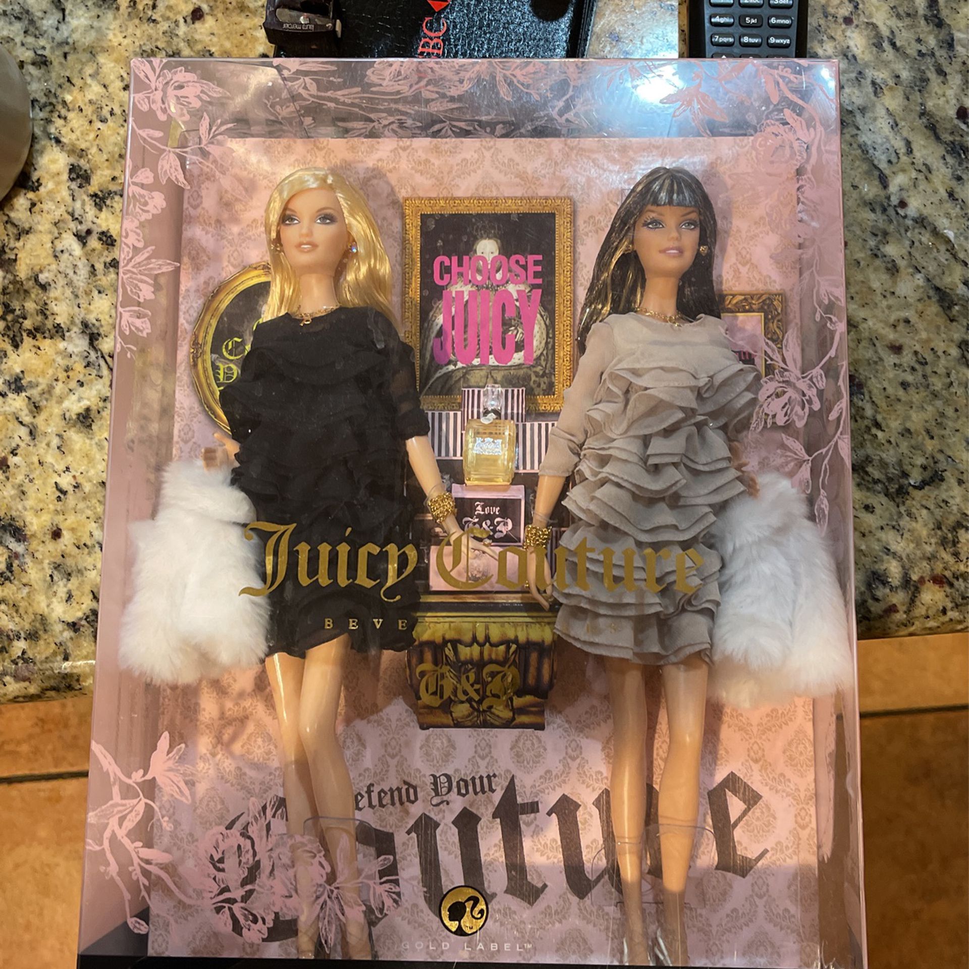Collectors Item Juicy Couture Barbie Collection 