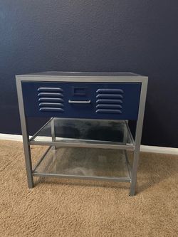 Pottery Barn Style Locker Nightstand