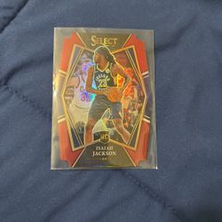 2021 Select Premier Level Maroon Prizms Die Cut #d/175 #150 Isaiah Jackson