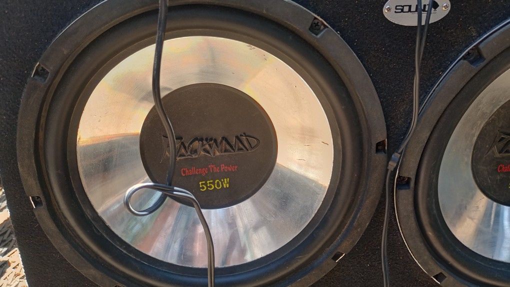 12 Inch Speakers With Matching Amp With Box