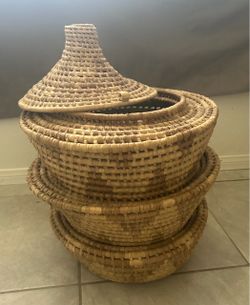Boho basket/hamper