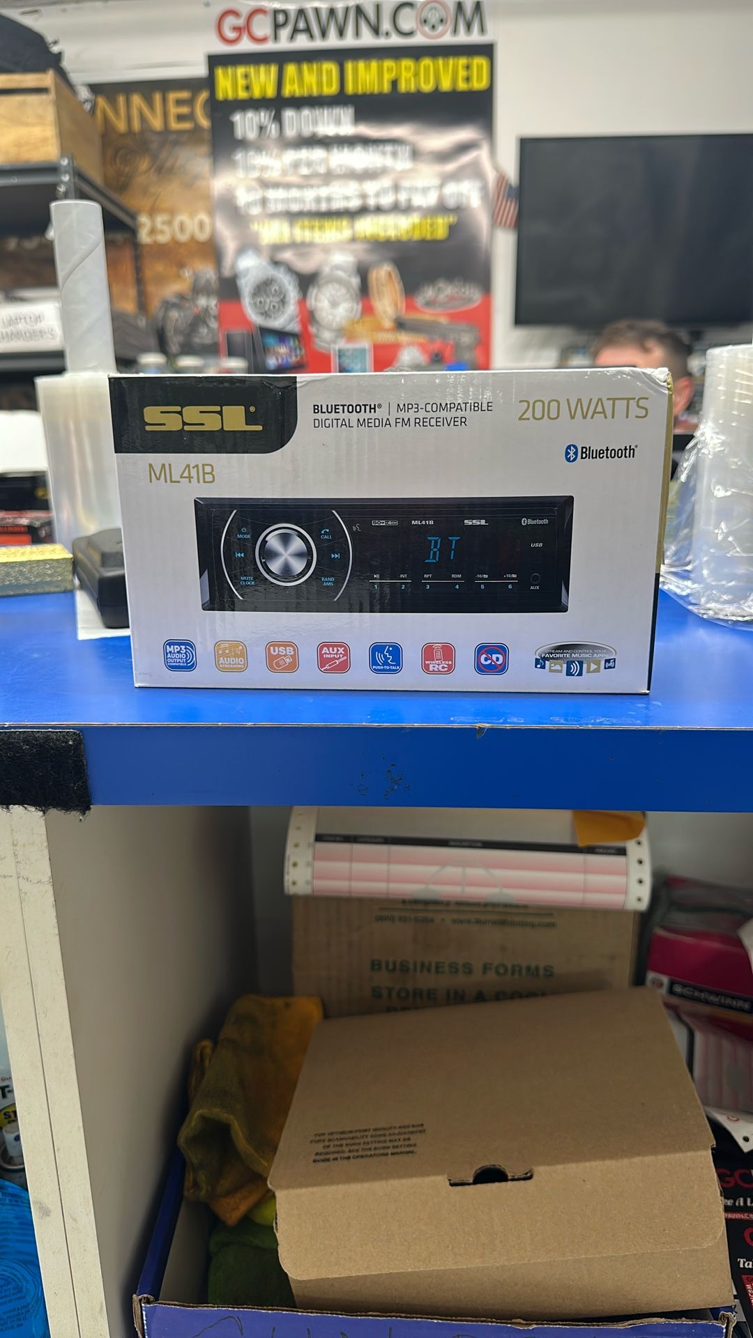 SSL-ML41B Sound Storm Labs Bluetooth Mechless Media Receiver