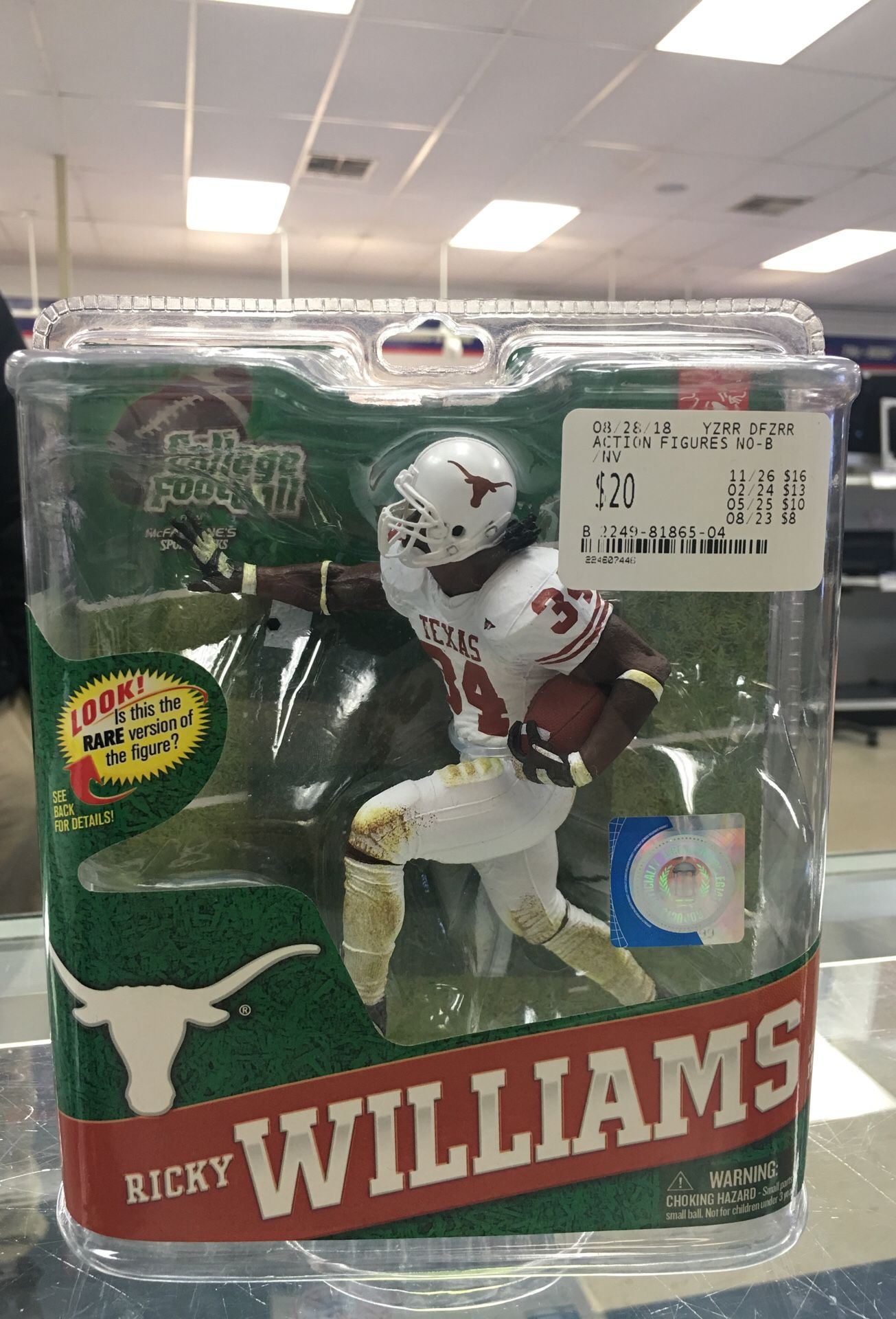 Ricky Williams Action figure