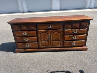 Solid wood 12 drawer dresser