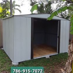 AFFORDABLE, CONVENIENT & SPACIOUS STORAGE SHED INSTALLED RIGHT IN YOUR OWN BACK YARD!