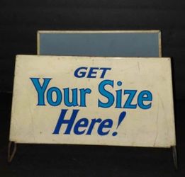 Vintage TIRE RACK Advertising Display - SUNOCO CREDIT Collectible