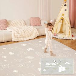 *NEW* Joypony Baby Play Mat, Foldable Play Mats for Babies and Toddlers, Waterproof & Anti-Slip Portable Baby Floor Mat for Tummy Time