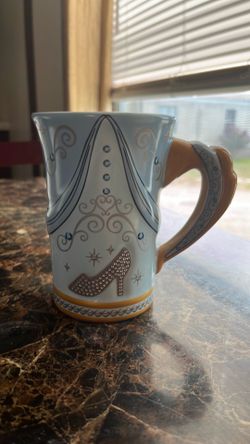 Disney Parks Cinderella Signature Rhinestone Slipper Mug