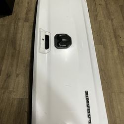 White Ram Tailgate With Oem Camera