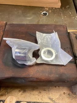 Harley front axle spacers
