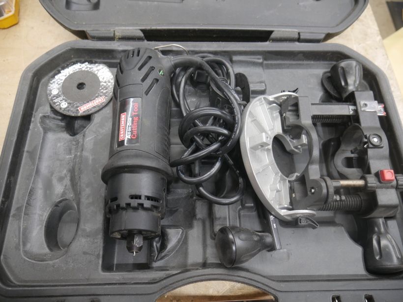 craftsman 183.17262 rotary cutting tool w attachments and case 859601-3