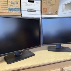 2 Dell monitors Model U 2413f
