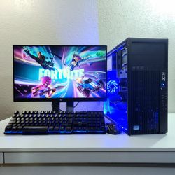 i5 "Blue Blast" FAST Gaming PC - GTX 970 4GB, 16GB, SSD, 1.25TB HDD, DVD, Keybd, Mouse!