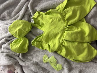 Tinkerbell Baby 3m-9m Outfit With Shoes And Bow