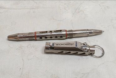 ZEROHOUR APEX Tactical Pen – Aluminum EDC Pen w/ Glass Breaker & Box (34g)