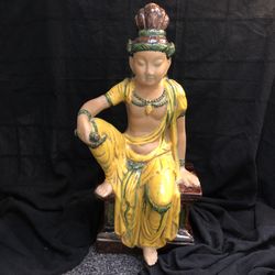 VINTAGE ETHAN ALLEN , ASIAN STATUE