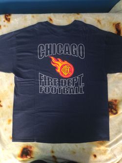 Chicago fire dept football shirt size XL