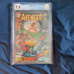 CGC 7.5 Avengers 72 1970 1st Zodiac Marvel 