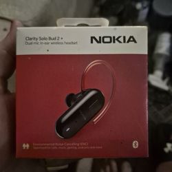 Brand NEW Nokia Clarity Solo Bud 2+ Dual Mic in Ear Wireless Headset