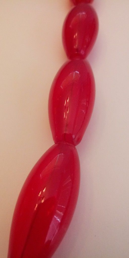 Glass Bead Necklaces From Murano Italy