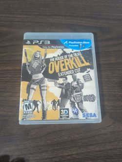 PlayStation 3 PS3 The House of the Dead Overkill Extended Cut