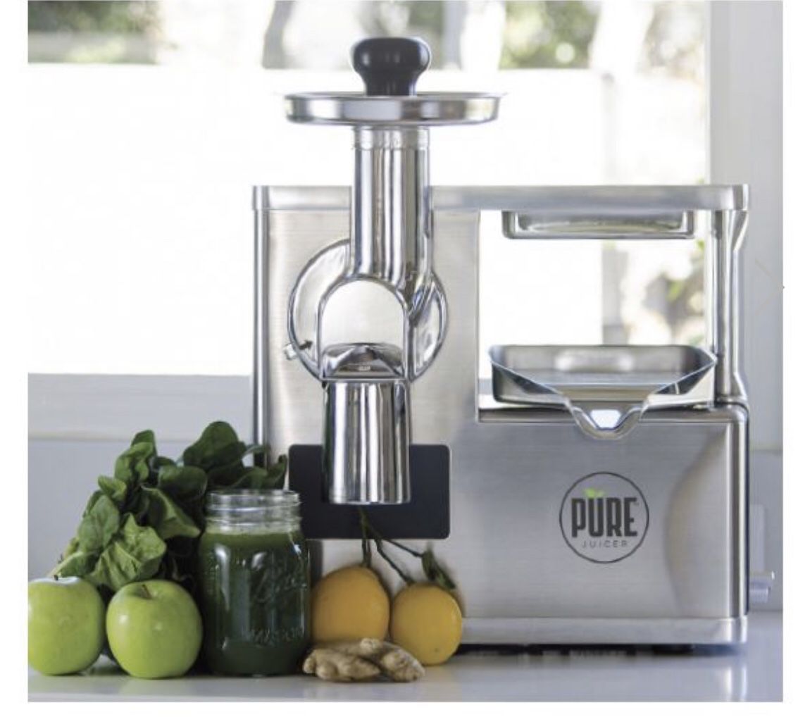 PURE Juicer Two-Stage Juicer - Premium Cold Press Juicing Machine - Solid  Stainless Grinder and Hydraulic Press For Fruits, Vegetables, Nuts - Yahoo  Shopping