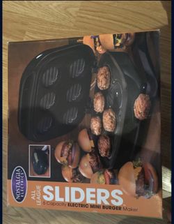 Nostalgia Electric Burger Maker