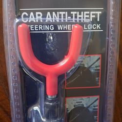 ANTI THEFT CAR STEERING WHEEL LOCK NEW.