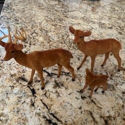 Vintage Deer Family Figurines