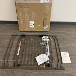 #1997 (30” Tall X 29-43” Wide) Grownsy Model - Perfect For Baby Toddler Or Dog Safety Gate - Brown Color