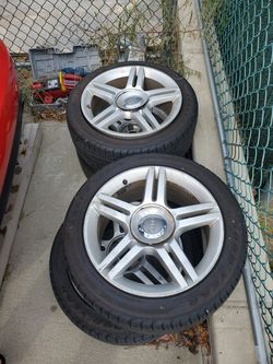 17s, stock audi a4 rims