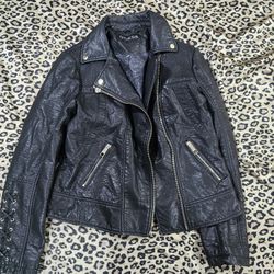 Womens Guess Leather Jacket