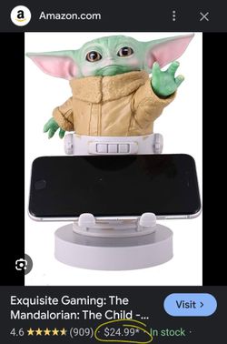 Baby Yoda Control Cellphone Holder