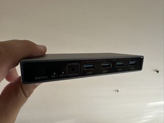 Unitek DP KVM Switch 1 Monitor 2 Computers USB 3.0 8K@60Hz KVM Switches