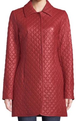 Genuine Leather jacket trench coat small