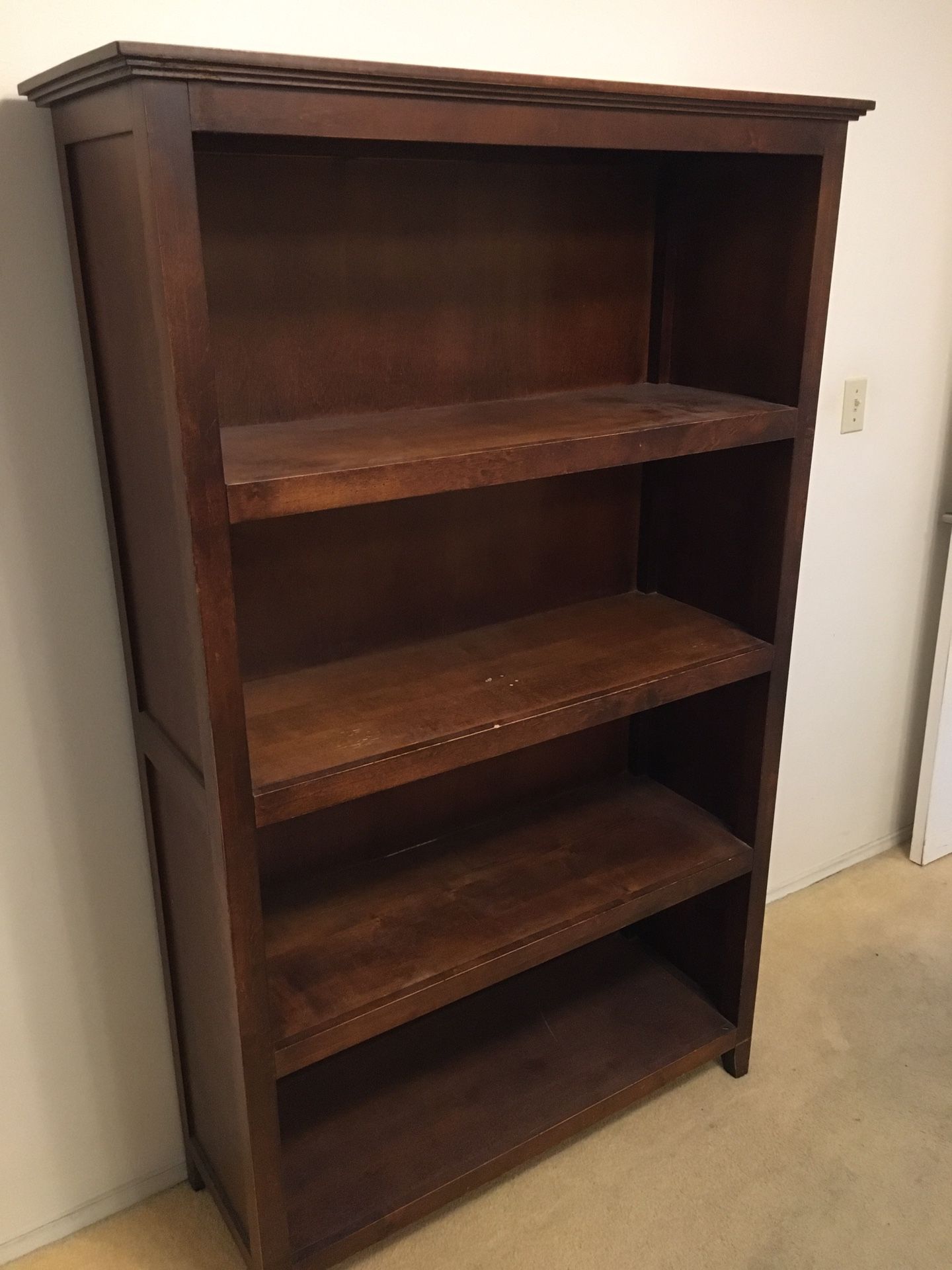 Solid Wood Bookcase (2 available) - Pottery Barn