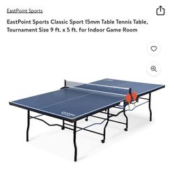Ping Pong Table In Box 