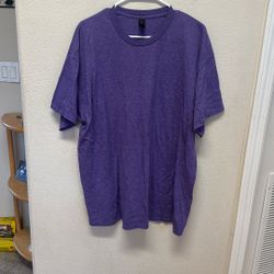 Gildan Heavy Cotton Heather Purple Men’s Unisex XL Extra Large T Shirt
