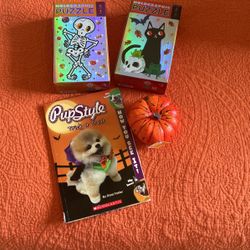 Halloween New puzzles, Pumpkin And Book.  