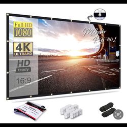 NEW 120 IN PROJECTOR SCREEN