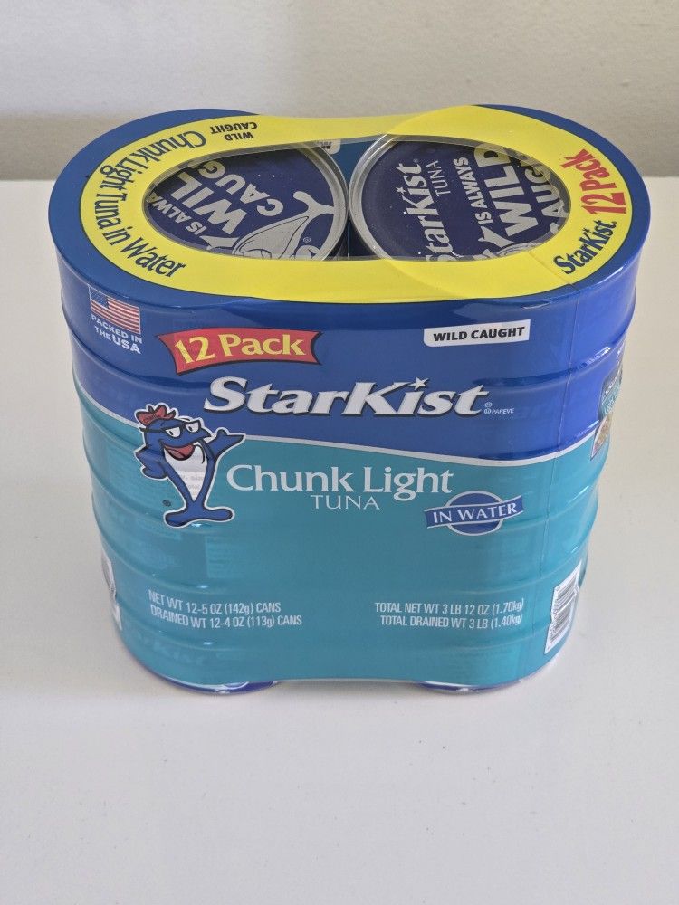 STARKIST CHUNK LIGHT TUNA IN WATER, 5 OZ