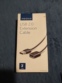 Insignia USB 2.0 Extension Cable – 3 ft (New)
